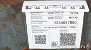 Wet Concrete Surface Label Label for Uneven Concrete
